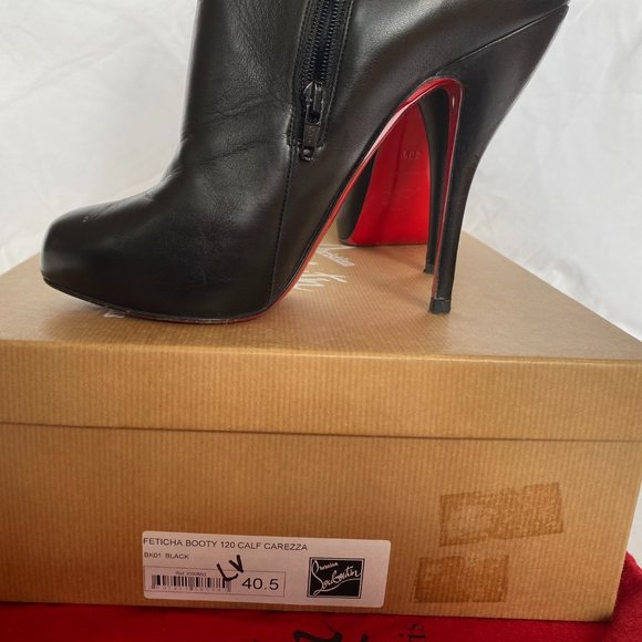 Christian Louboutin Feticha Booty 120 Calf Carezza